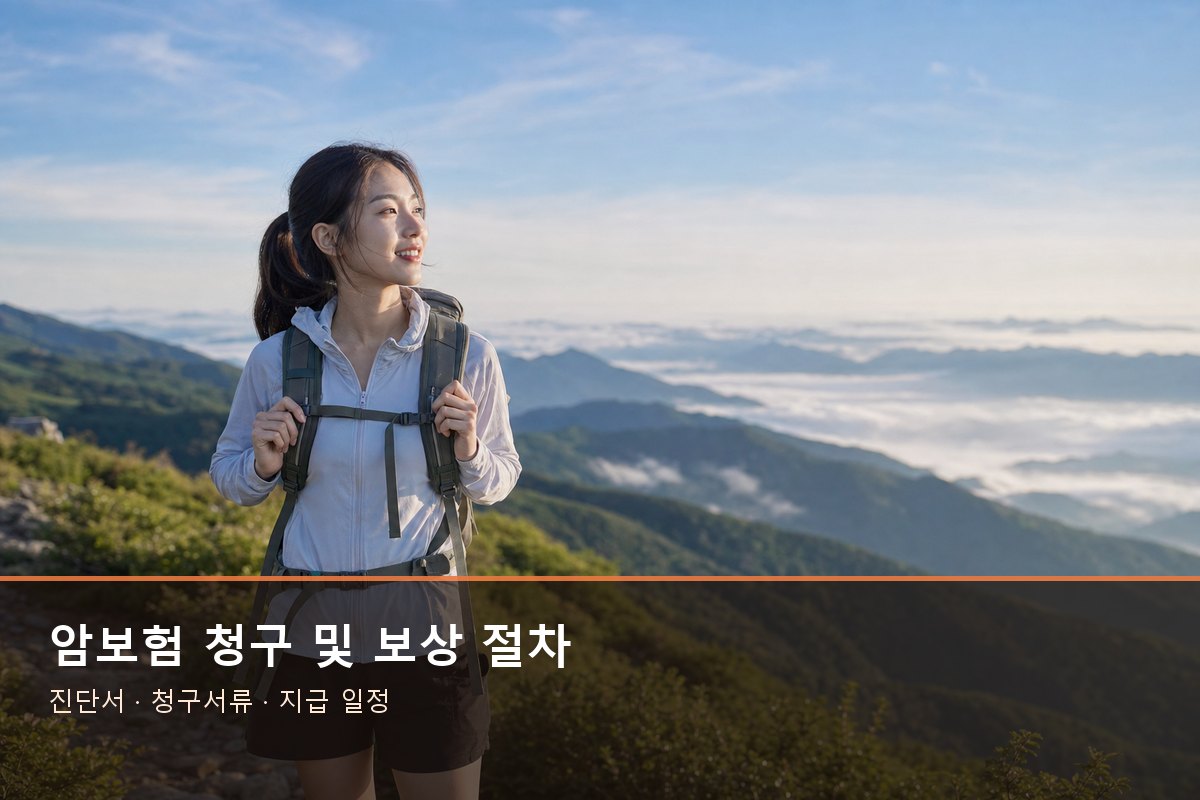 암보험 청구 및 보상 절차